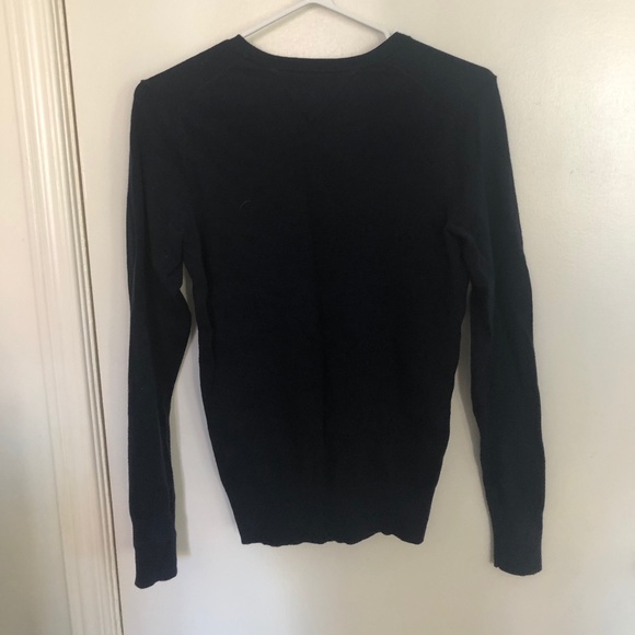 Tommy Hilfiger Essential V-Neck Sweater - Navy - Picture 2 of 3